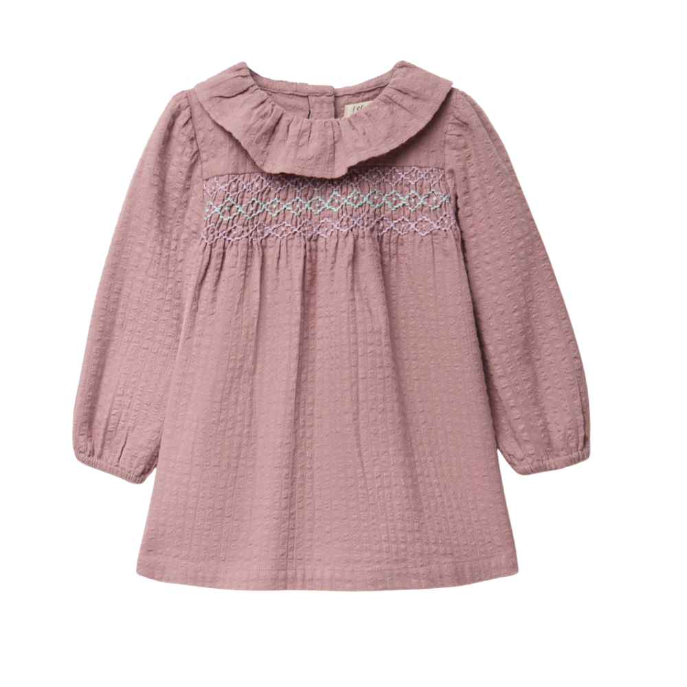 Sfera | Vestido Dobby Pecho para Niña