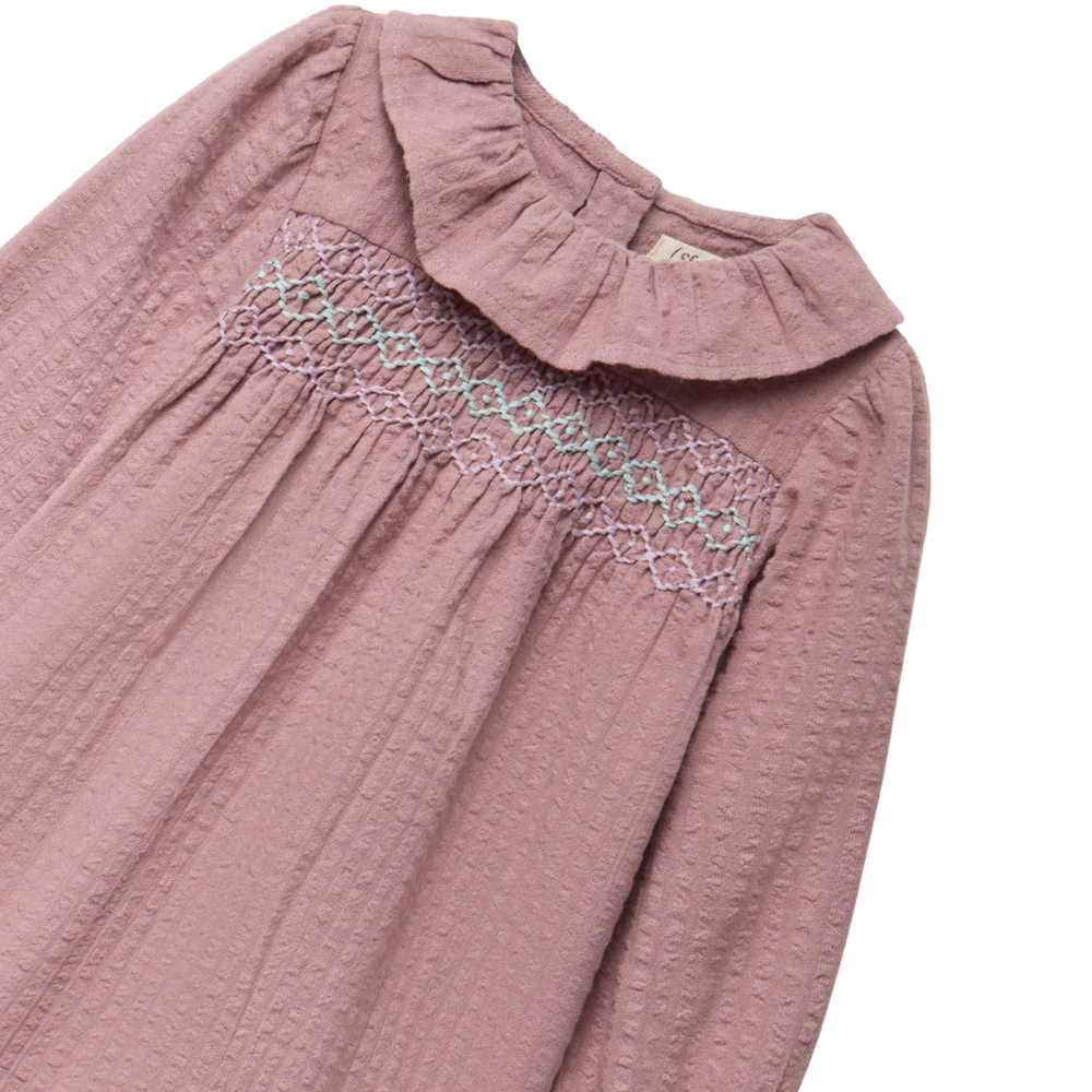 Sfera | Vestido Dobby Pecho para Niña