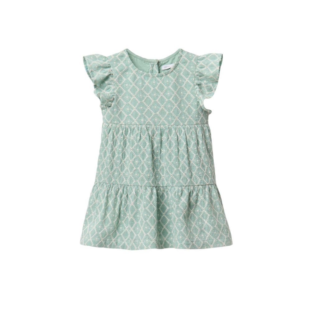 Sfera | Vestido bordado rombos