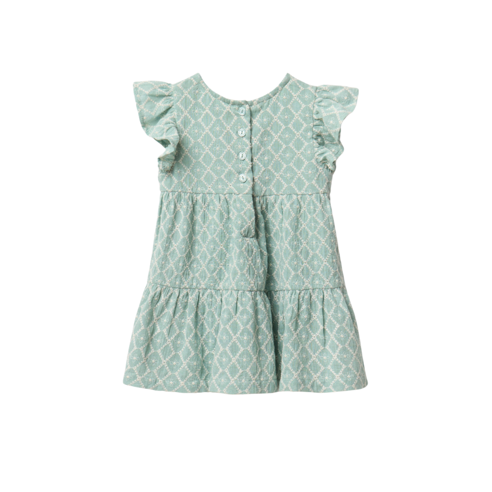 Sfera | Vestido bordado rombos