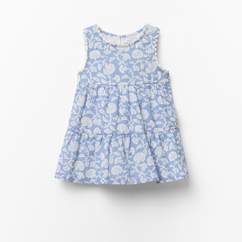 Sfera | Vestido Estampado Bicolor