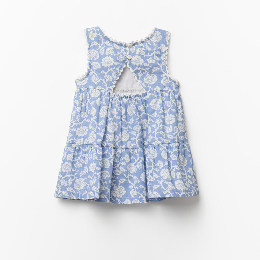 Sfera | Vestido Estampado Bicolor