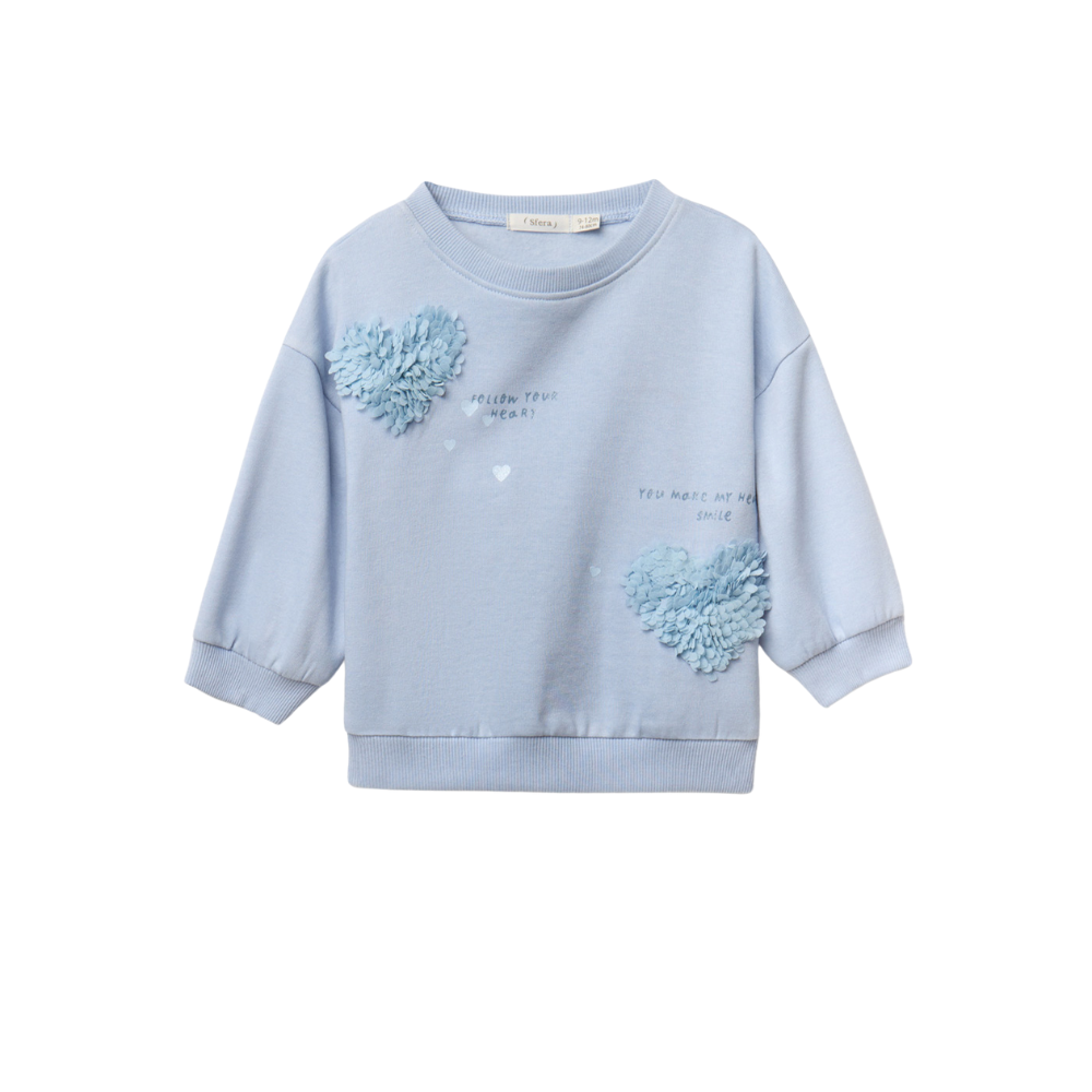 Sfera | Sudadera Corazones Lechuga