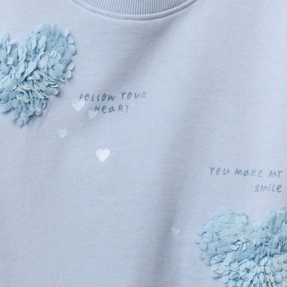 Sfera | Sudadera Corazones Lechuga