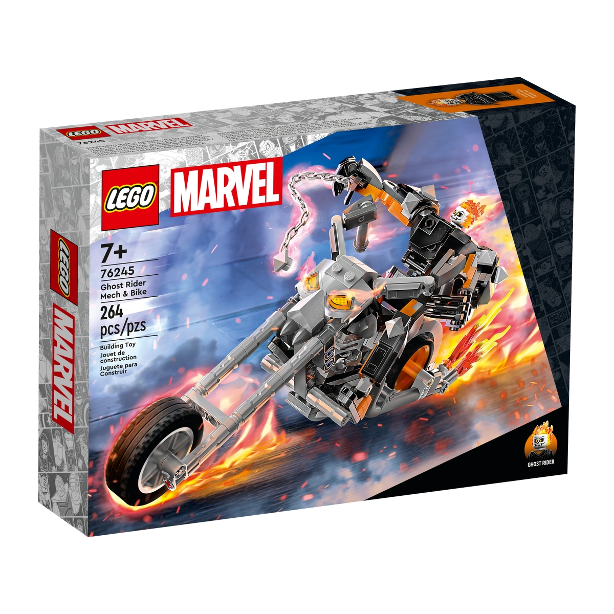 Marvel Ghost Rider Mech &amp; Bike