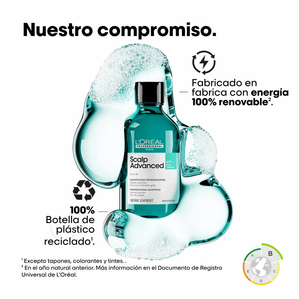 Shampoo Anti Grasa L'Oréal Professionel Scalp 300ml