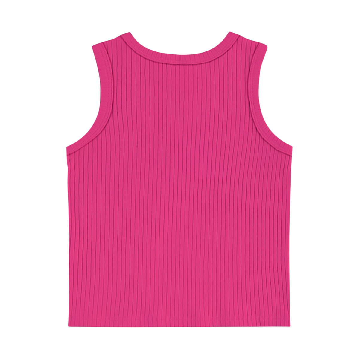 Up Baby | Blusa sin Mangas de Algodón Canalé para Niñas