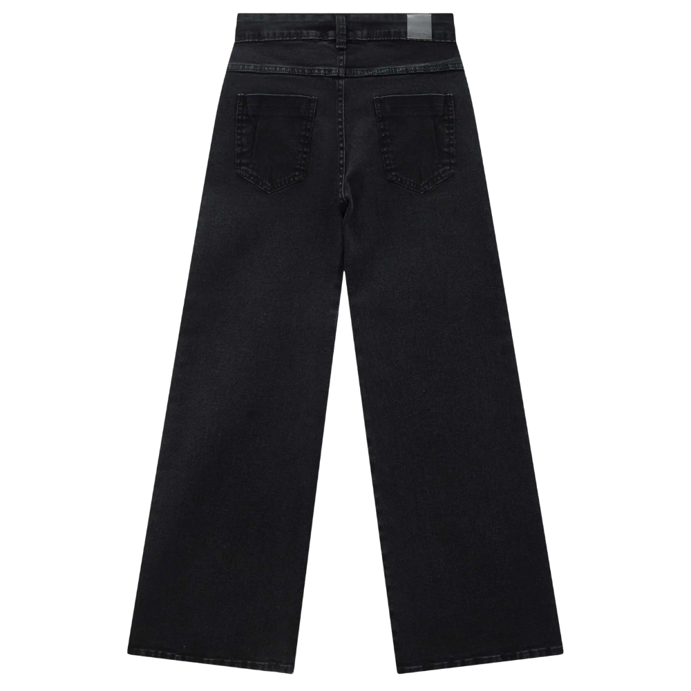 Vic Vicky | Pantalón Jeans Wide Leg en Lavado Oscuro para Niña