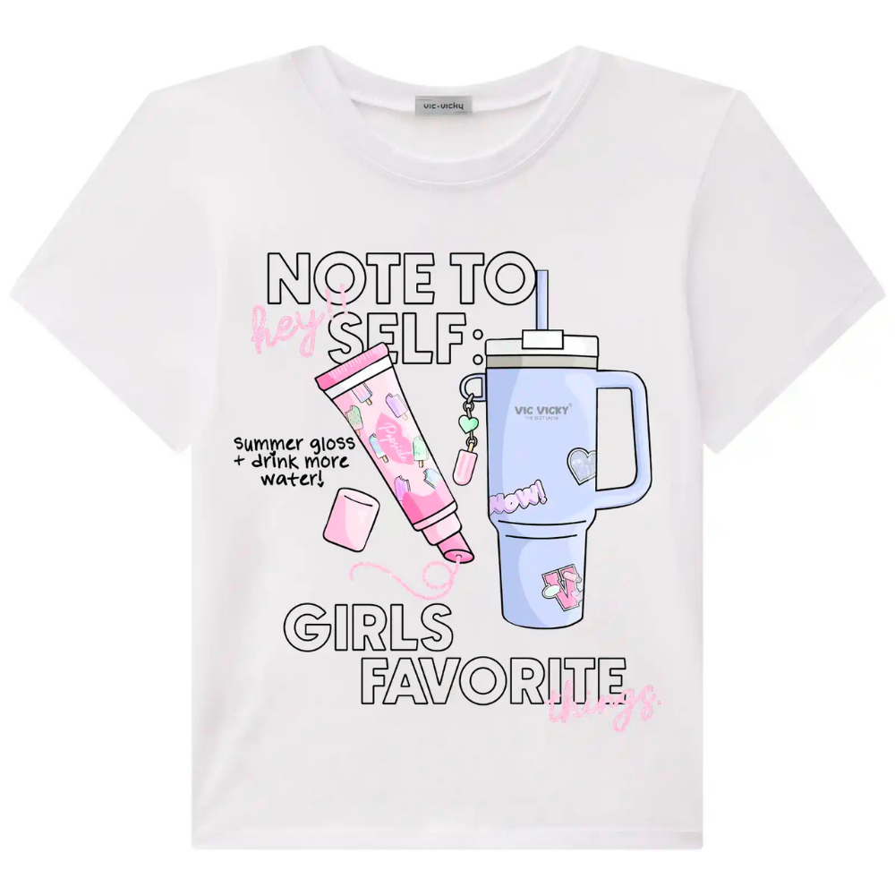 Vic & Vicky | Camiseta Estampada Para Niñas