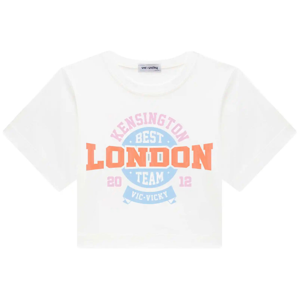 Vic & Vicky | Camiseta Estampada Para Niñas