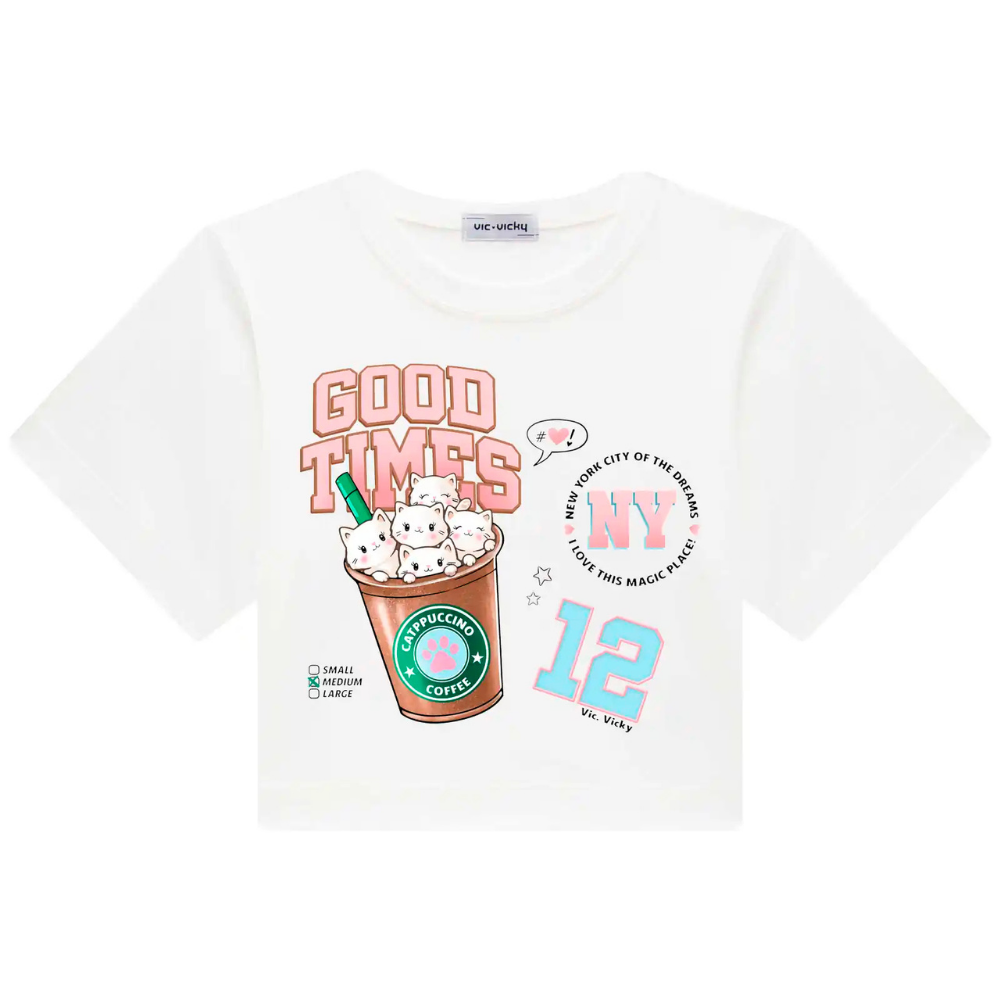 Vic & Vicky | Camiseta Estampada Para Niñas