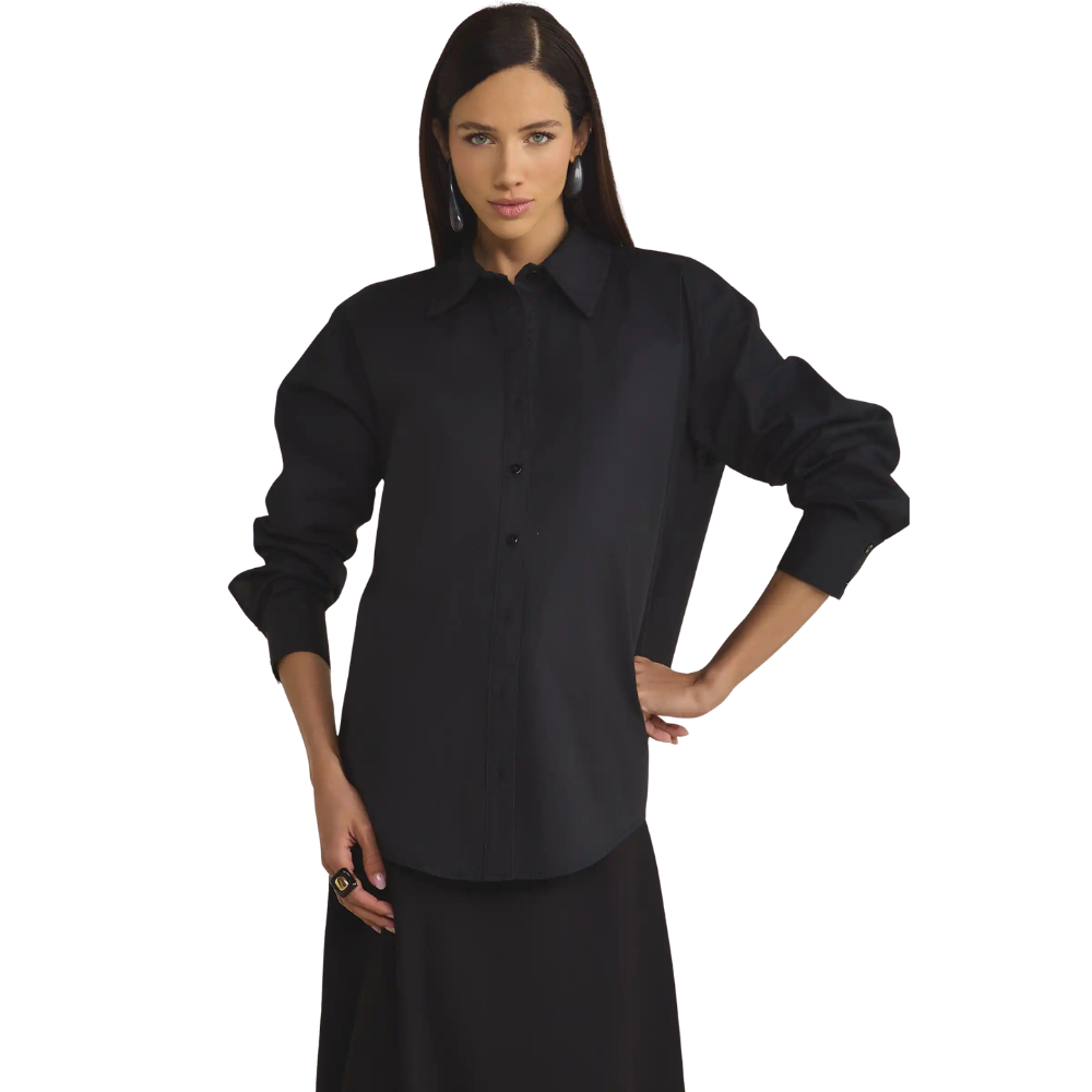 Linzzi | Camisa Tradicional de Tricolina con Elastano para Dama