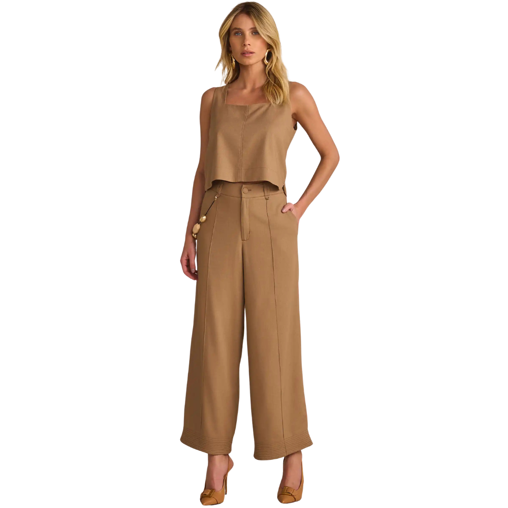 Linzzi | Blusa sin Mangas Linx Blend para Dama