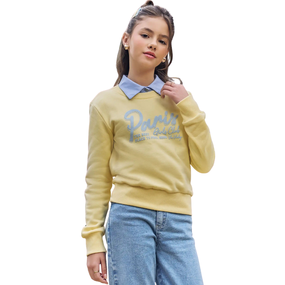 Vic Vicky | Sudadera Casual Paris Girls Club para Niña