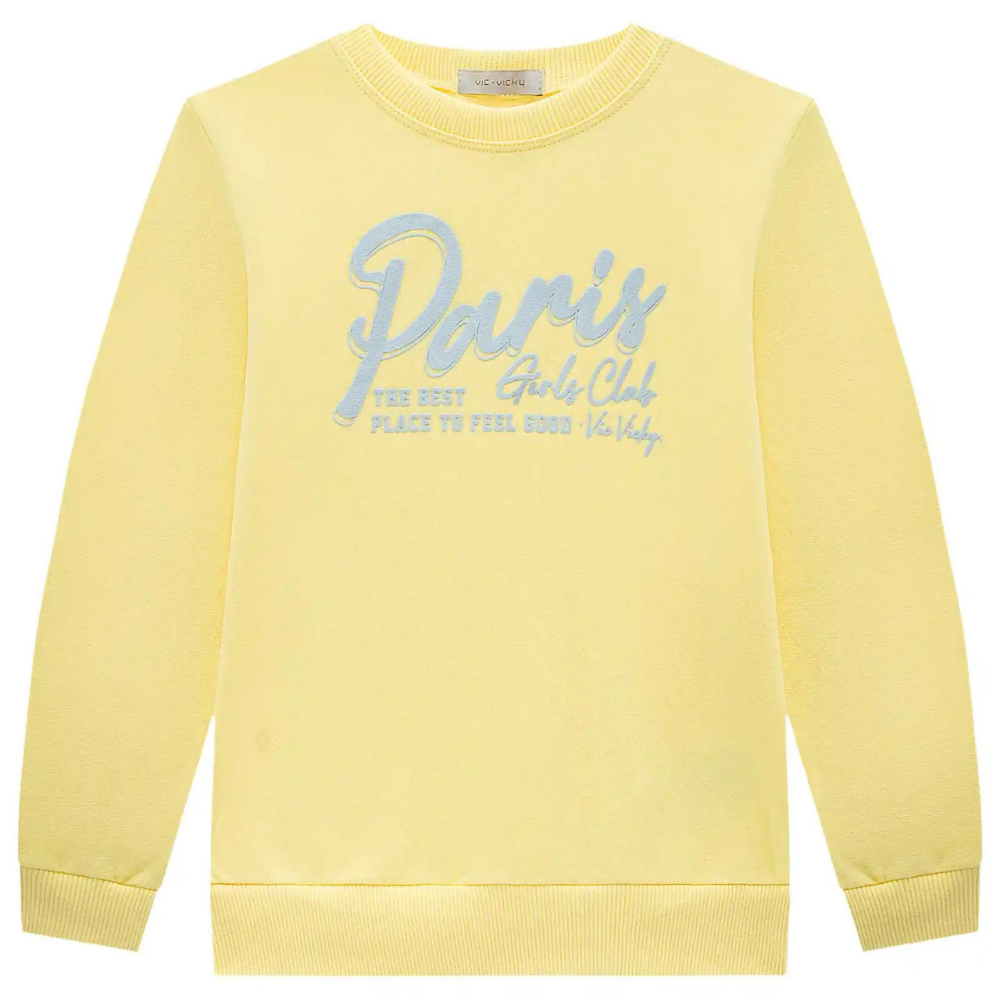 Vic Vicky | Sudadera Casual Paris Girls Club para Niña
