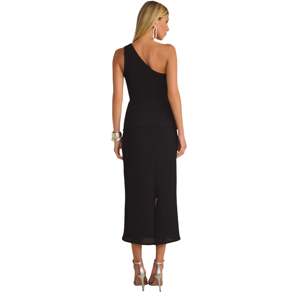 Linzzi | Falda Midi Maxi en Tela Elástica de Pana para Dama