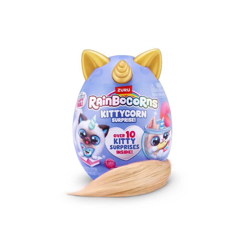 Rainbocorns | Kittycorn Surprise serie 3 de ZURU, juguete de peluche, peluche coleccionable, slime, huevos sorpresa para niñas
