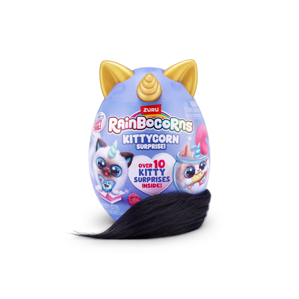 Rainbocorns | Kittycorn Surprise serie 3 de ZURU, juguete de peluche, peluche coleccionable, slime, huevos sorpresa para niñas