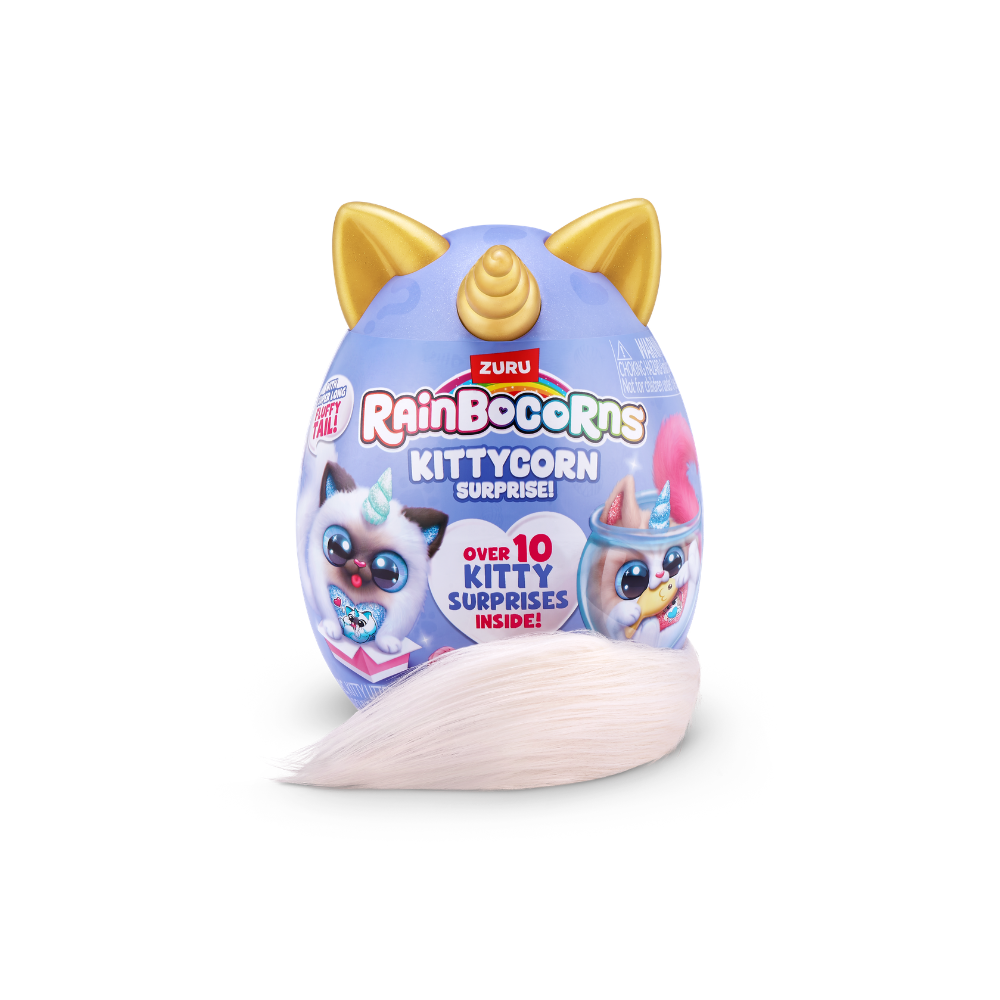 Rainbocorns | Kittycorn Surprise serie 3 de ZURU, juguete de peluche, peluche coleccionable, slime, huevos sorpresa para niñas