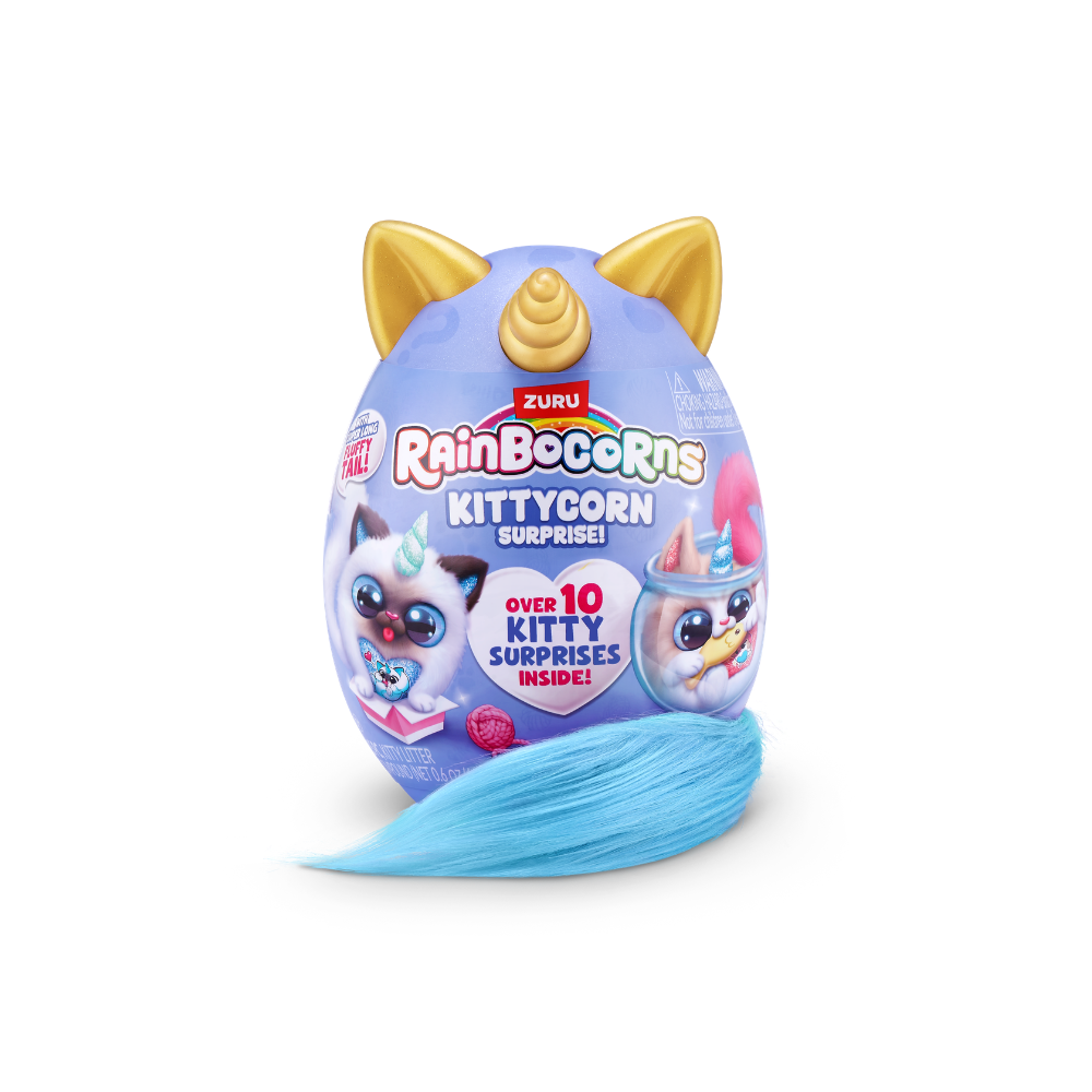 Rainbocorns | Kittycorn Surprise serie 3 de ZURU, juguete de peluche, peluche coleccionable, slime, huevos sorpresa para niñas