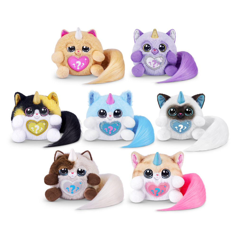 Rainbocorns | Kittycorn Surprise serie 3 de ZURU, juguete de peluche, peluche coleccionable, slime, huevos sorpresa para niñas