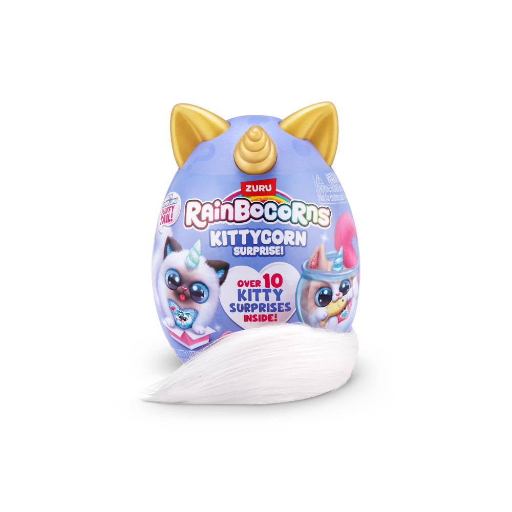 Rainbocorns | Kittycorn Surprise serie 3 de ZURU, juguete de peluche, peluche coleccionable, slime, huevos sorpresa para niñas