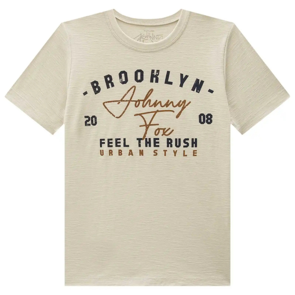 Johnny Fox | Camiseta de Manga Corta con Gráfico Brooklyn para Niño