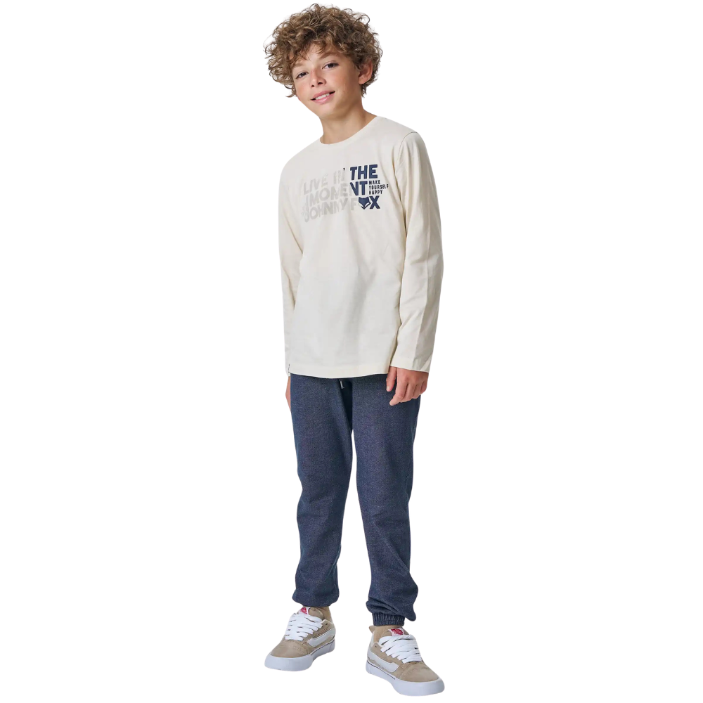 Johnny Fox | Pantalón Jogger de Felpa Texturizada para Niño
