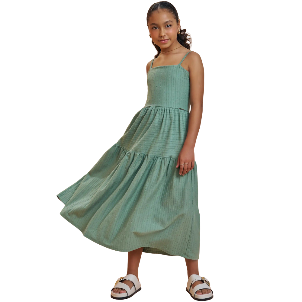 Vic Vicky | Vestido Midi de Tirantes en Tejido para Niña