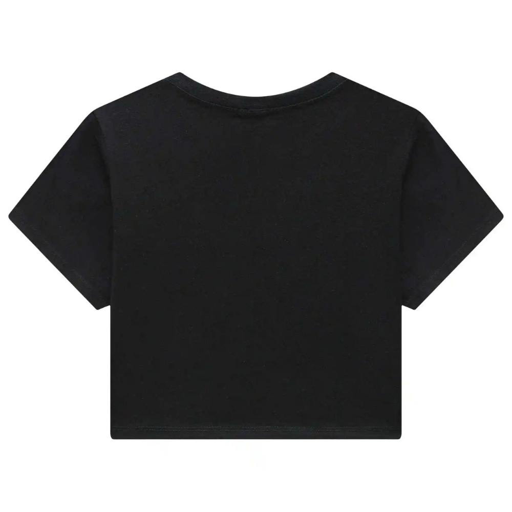 Vic Vicky | Blusa Crop con Silueta de Estrella Plateada para Niña