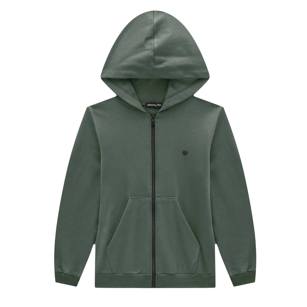 Johnny Fox | Chaqueta de Felpa con Capucha y Cremallera para Niño