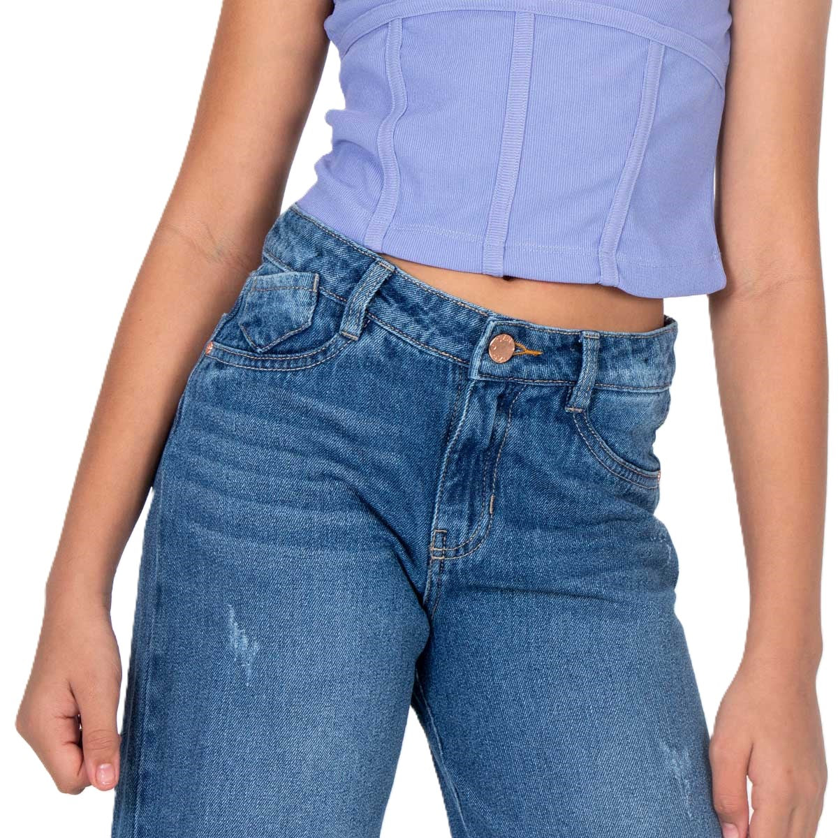 Grazziani | Jean Clásico Azul Medio para Niña