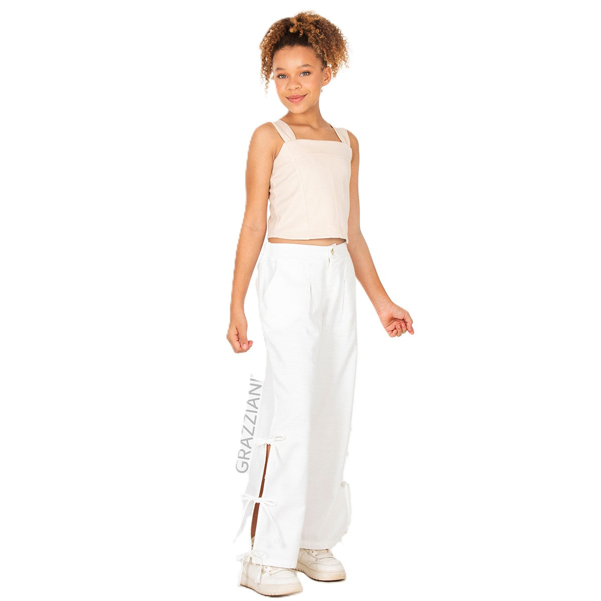 Grazziani | Pantalón con Lazos para Niña