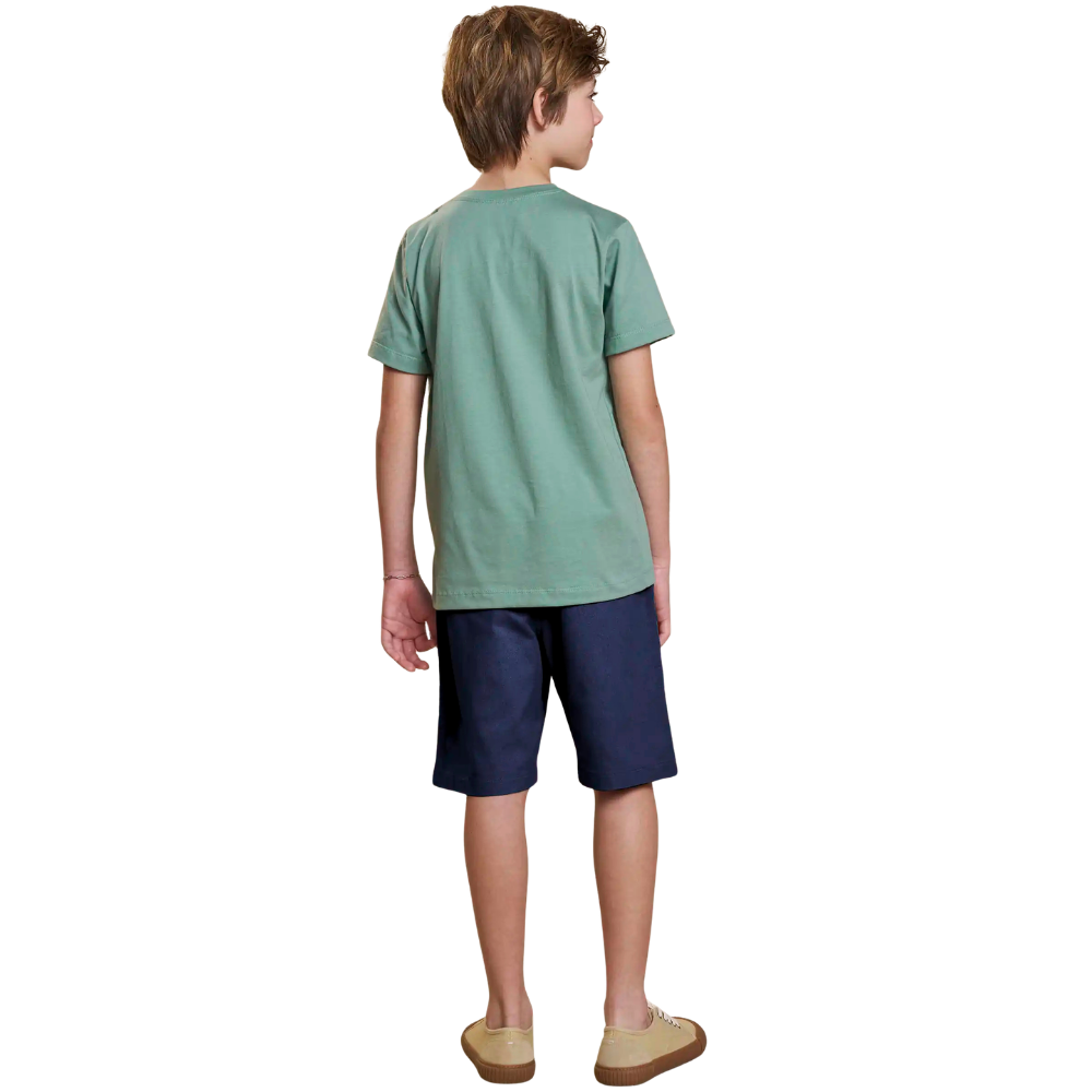 Johnny Fox | Conjunto de Camiseta Náutica y Bermuda para Niño