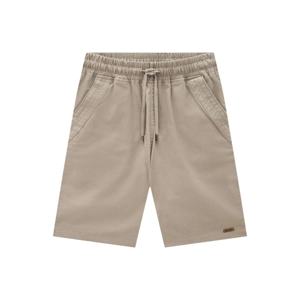 Johnny Fox | Bermuda Casual de Sarga Elástica para Niño
