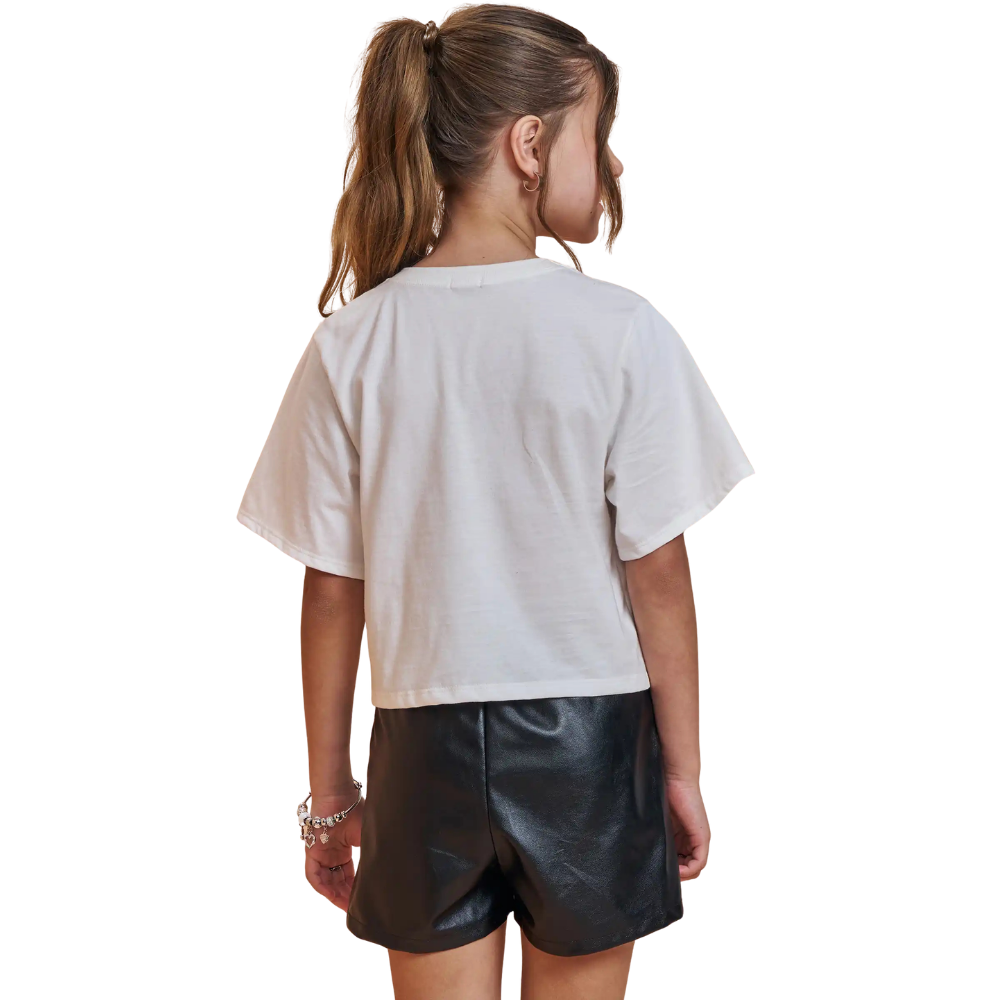 Vic Vicky | Blusa Crop Just the Essentials para Niña