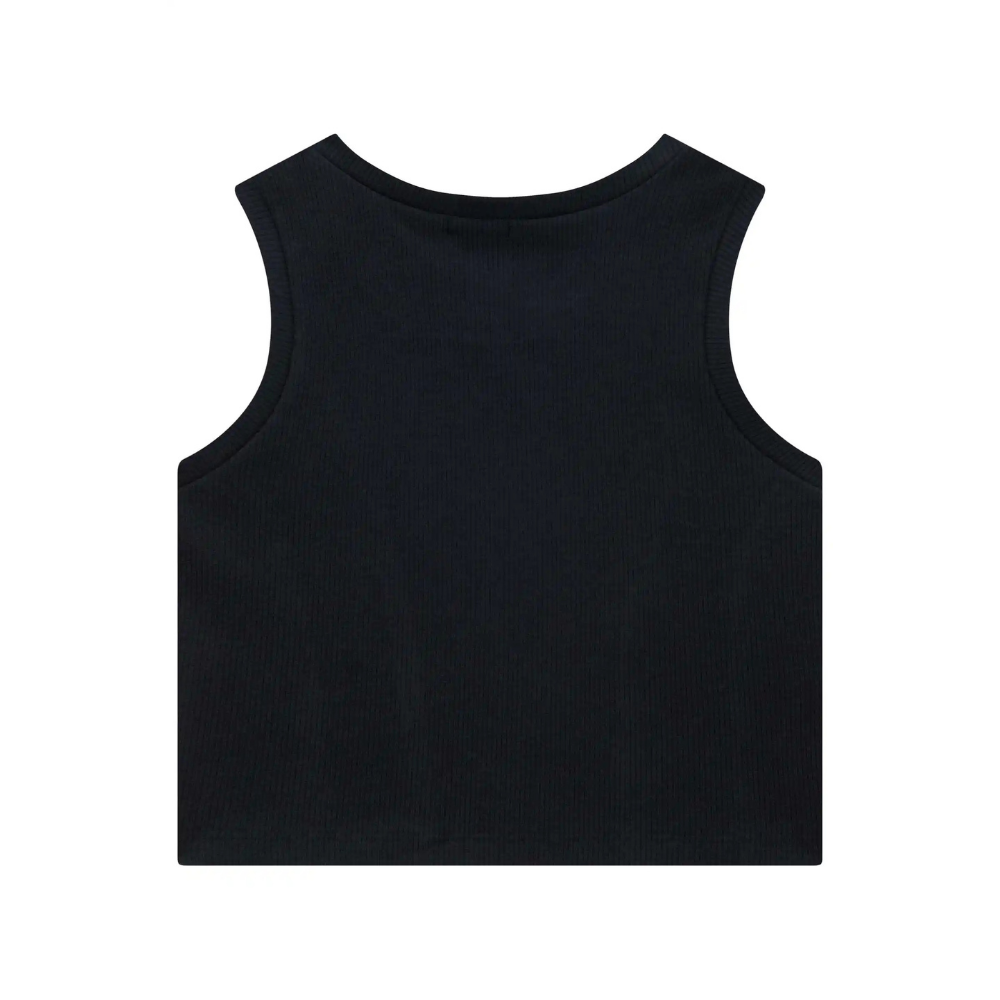 Vic Vicky | Blusa Cropped de Punto Acanalado sin Mangas para Niña