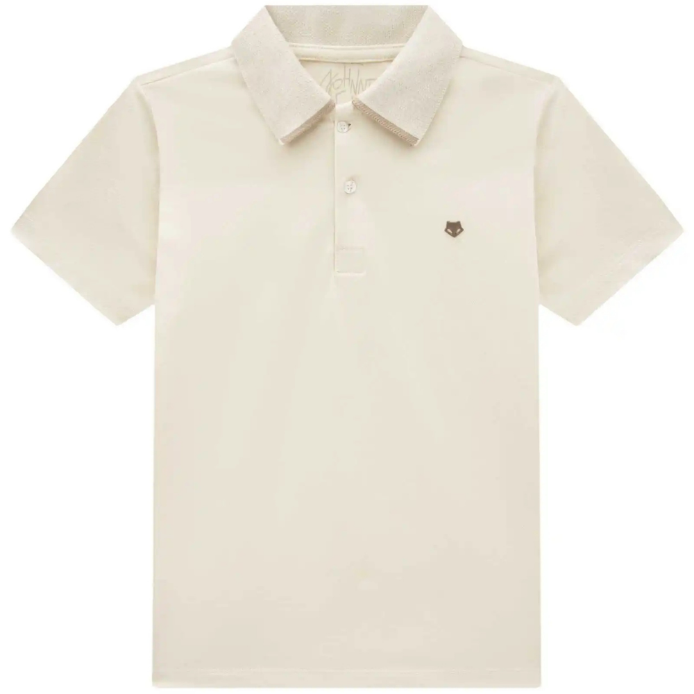 Johnny Fox | Camiseta Tipo Polo Clásica con Detalles en Contraste para Niño