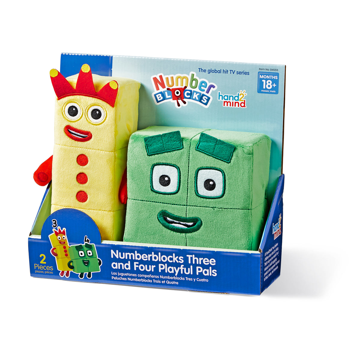 Numberblocks | Numberblocks® Tres y Cuatro Amigos Juguetones