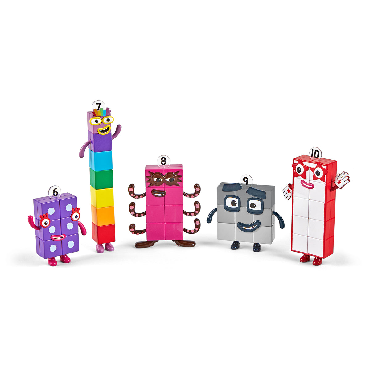 Numberblocks | Set de Figuras del Seis al Diez amigos de Numberblocks®
