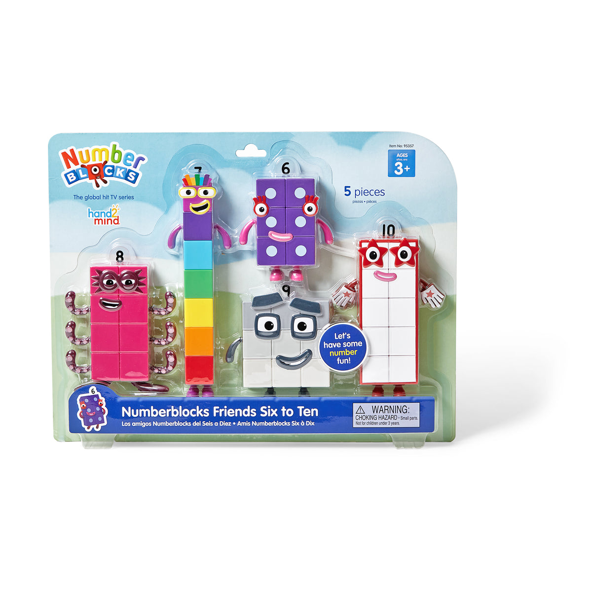 Numberblocks | Set de Figuras del Seis al Diez amigos de Numberblocks®