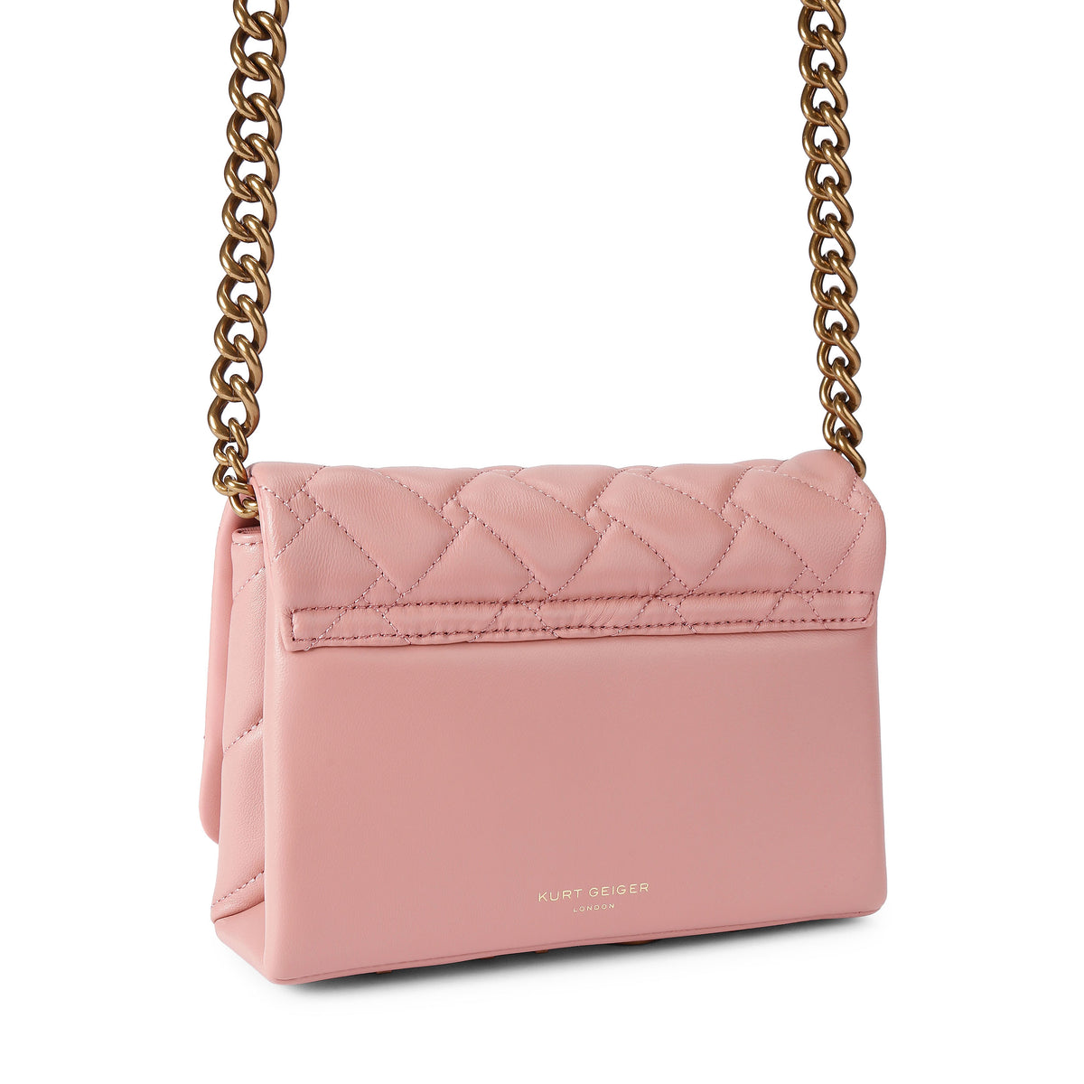 Kurt Geiger | Bolso Mini Kensington de Piel Rosa