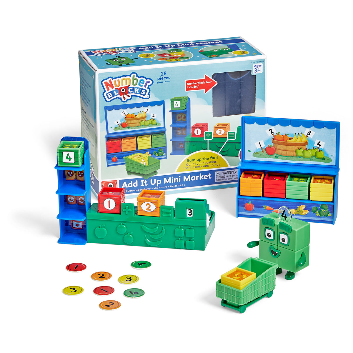 Numberblocks® | Juego de minifiguras de mercado Numberblocks Sumalo
