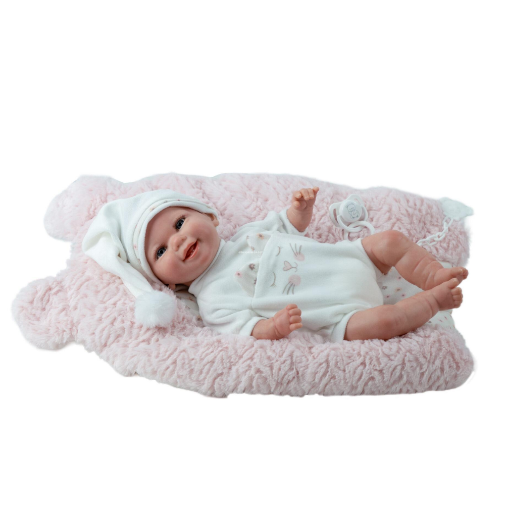 Arias | Muñeca Mar Reborn de 35 CM con Cojin