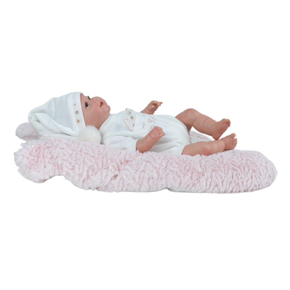 Arias | Muñeca Mar Reborn de 35 CM con Cojin