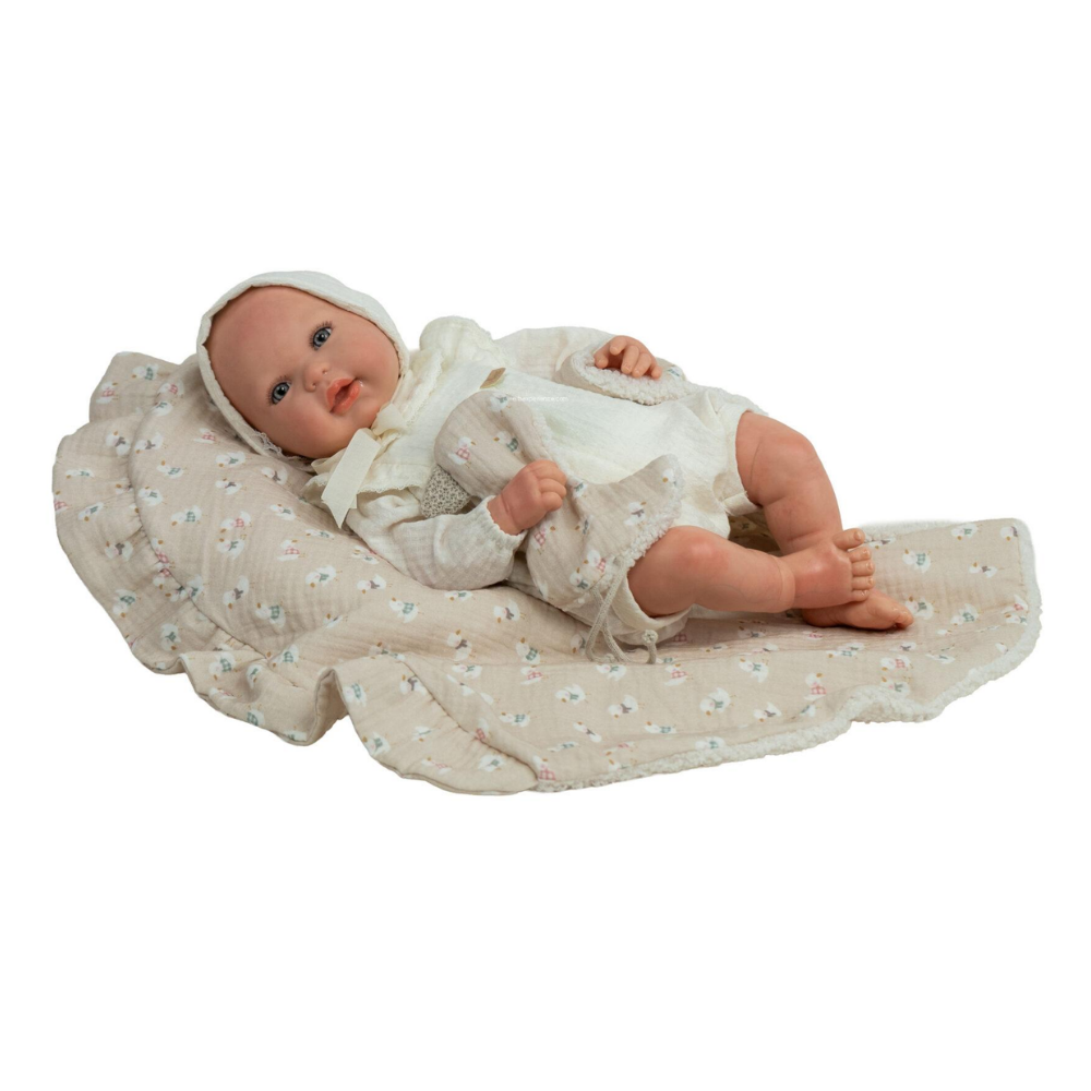 Arias | Muñeca Camila Reborn de 45 CM con Manta
