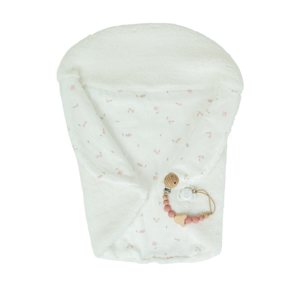Arias | Muñeca Yara Reborn de 40 CM con Manta Rosa