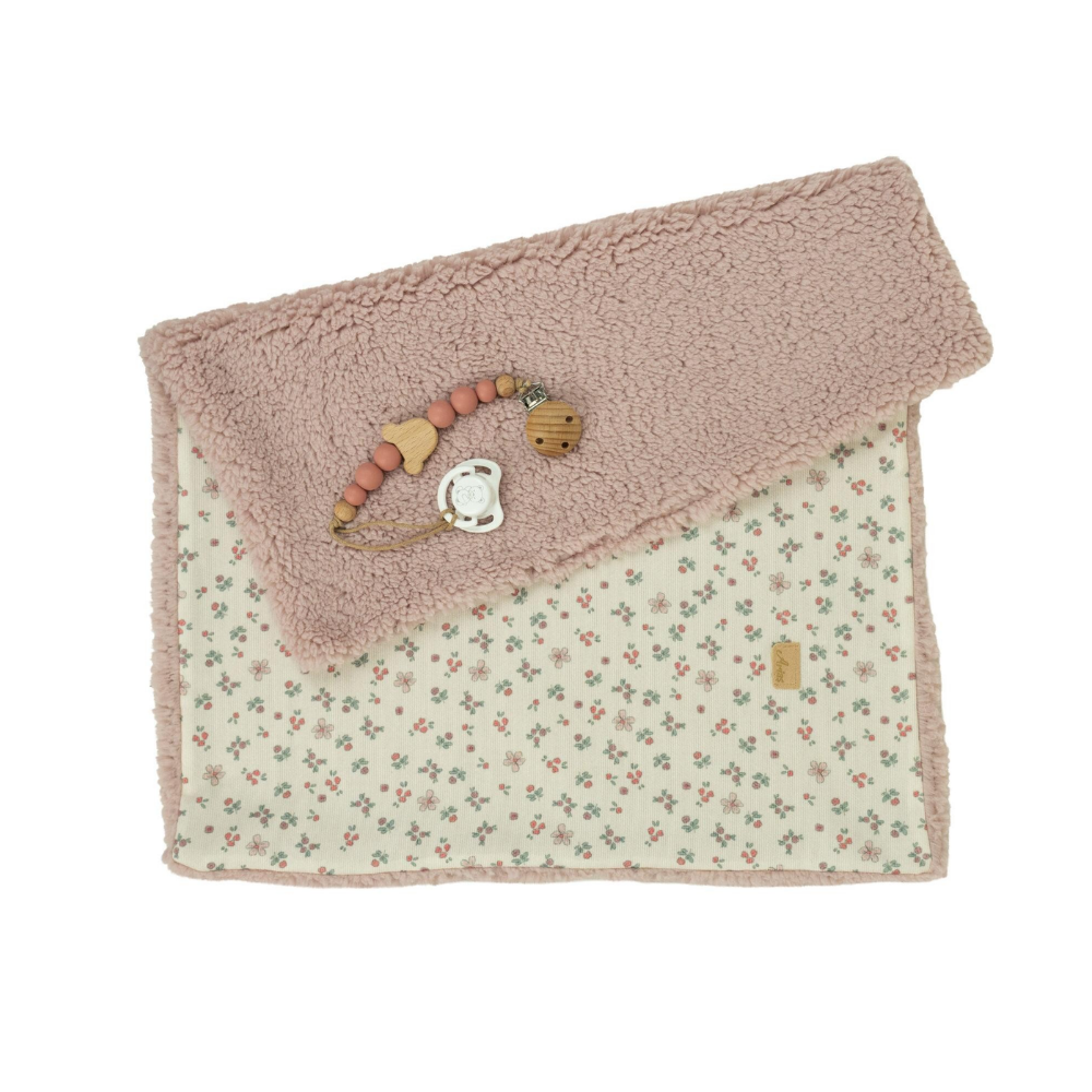 Arias | Muñeca Greta Reborn de 40 CM con Manta Rosa