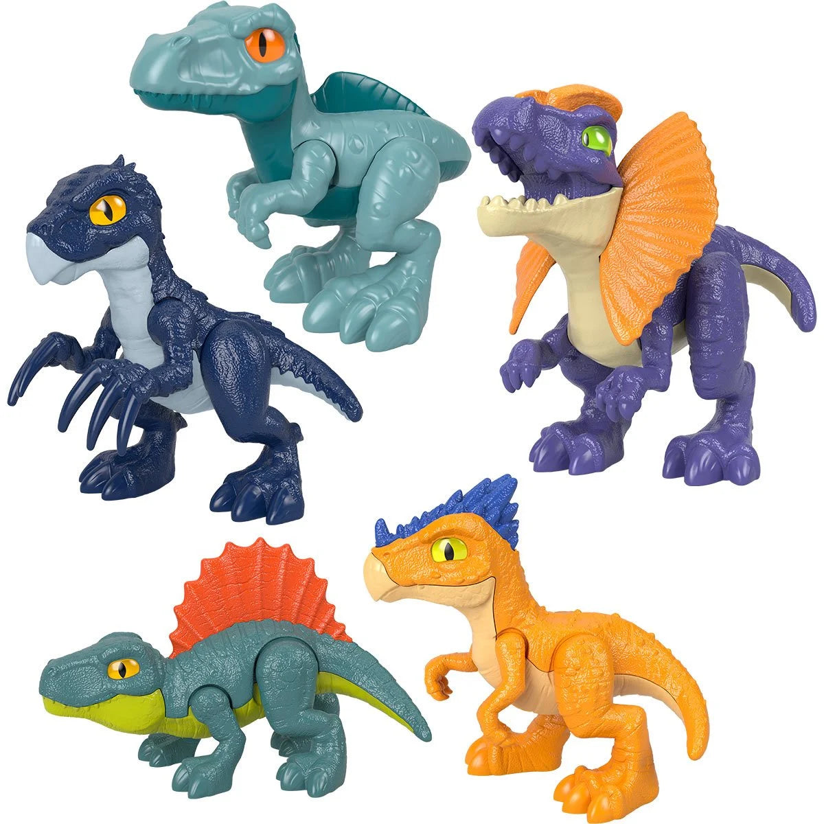 Imaginext | Jurassic World - Set de Cinco Dinosaurios Bebés