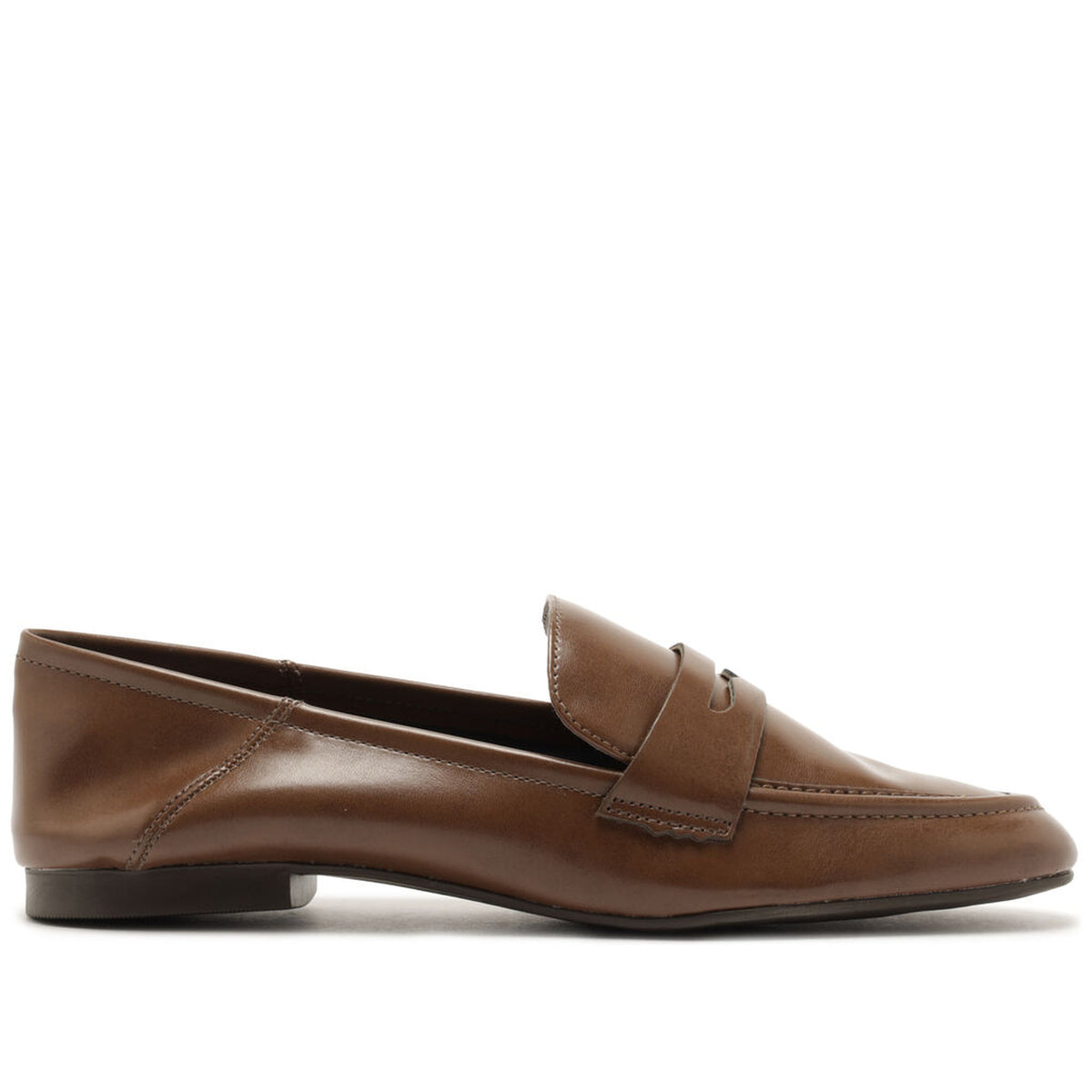 Arezzo | Mocasín clásico de acabado suave - Chocolate